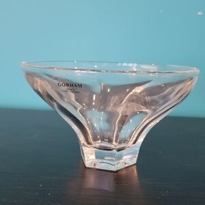 6" Round Bowl Sutherton by Gorham Crystal Floating Vase